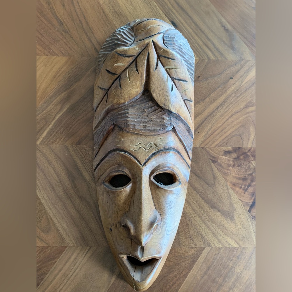 Jamaican wooden mask from the eighties